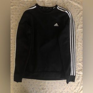 ADIDAS black crewneck